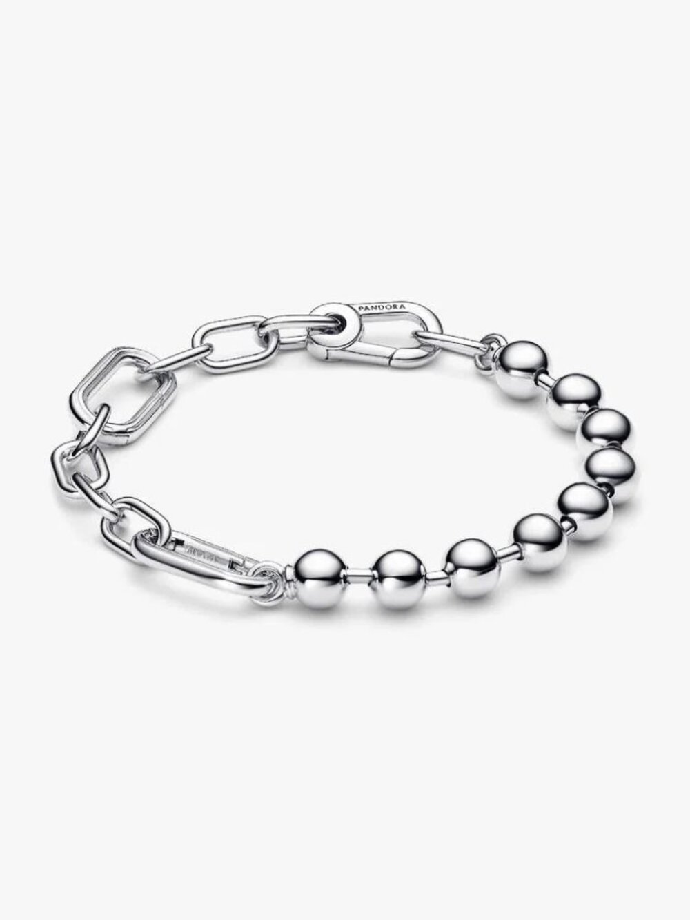 Pandora ME Metal Bead & Link Chain Bracelet
